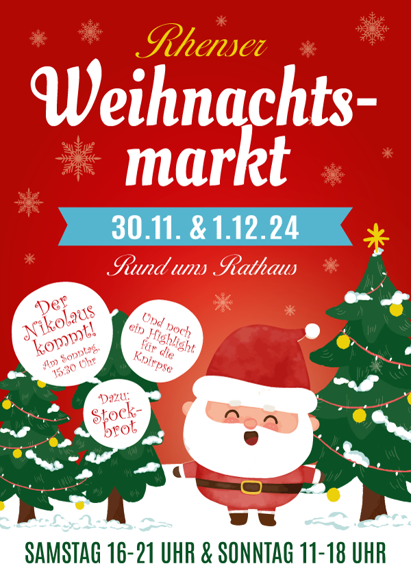 Flyer Weihnachtsmarkt Rhens 2024 | Seite 1